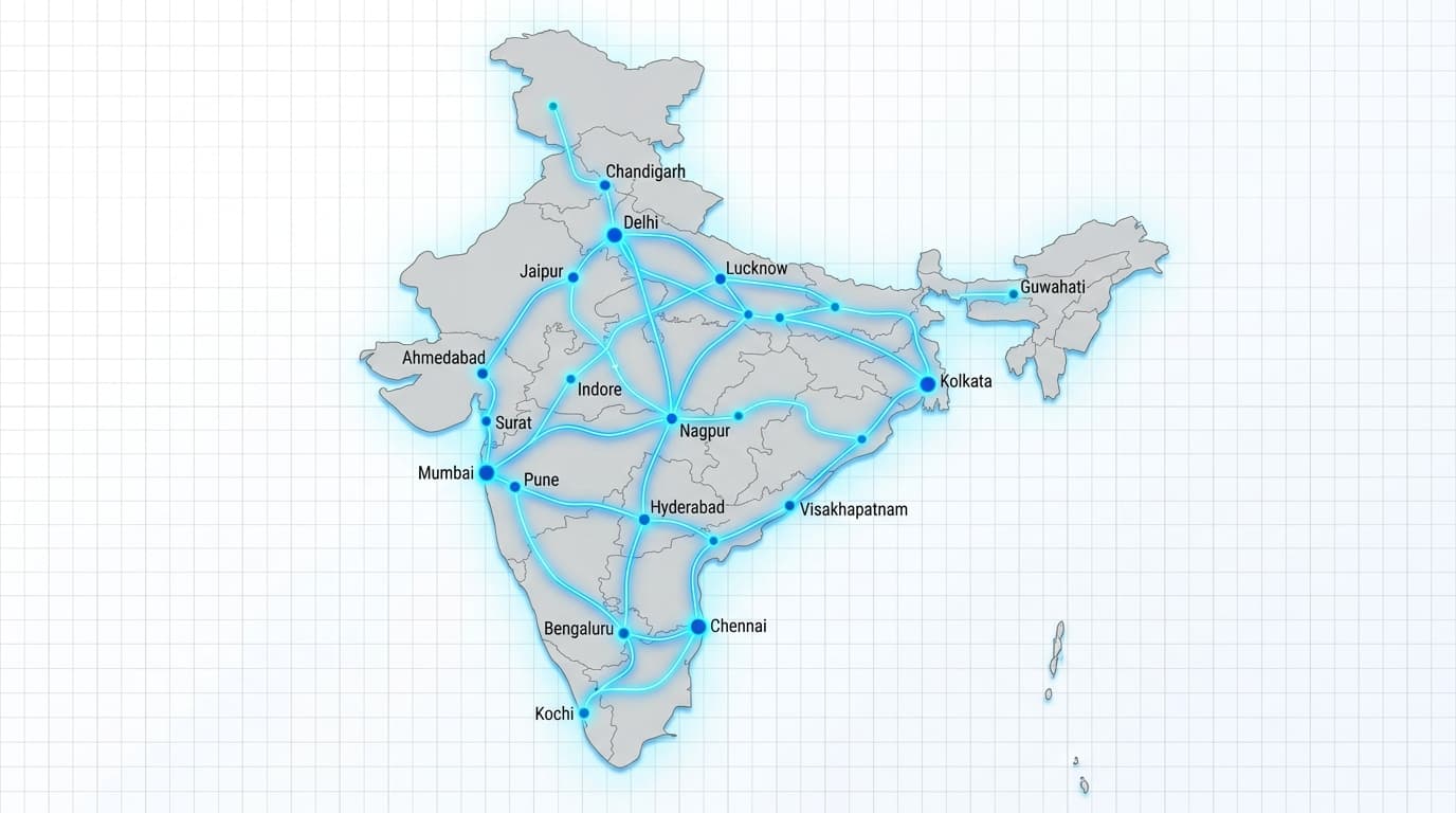 logistics map
